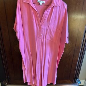 She + Sky Women's Pink Blouse